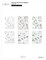 Stencil Art: Ditsy Flowers Wallpaper Layering Stencil Set (7 in 1)